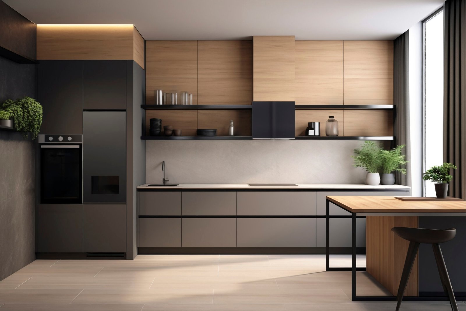 Wooden Modular Kitchen
