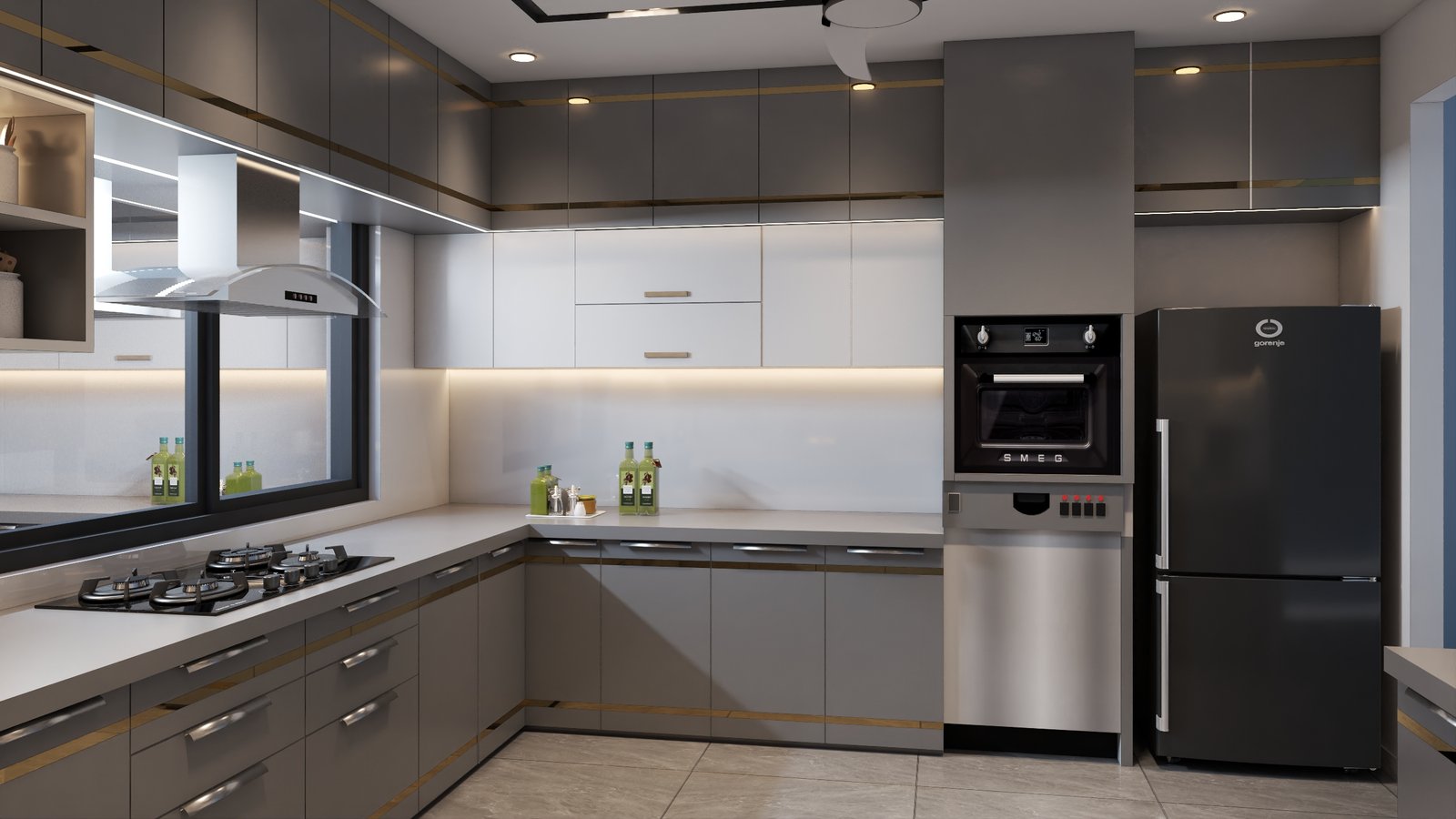 Contemporary Modular Kitchen
